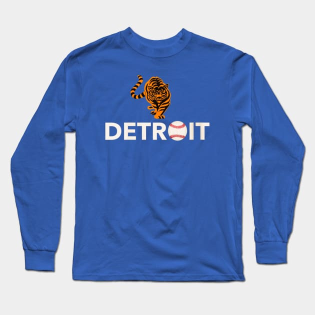 Detroit Baseball Tigers are coming Long Sleeve T-Shirt by Dreamsbabe